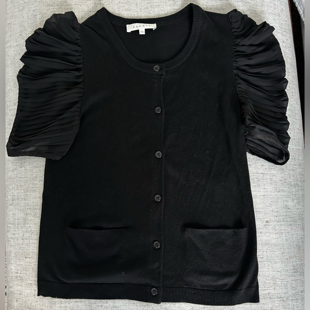 Sandro Paris - Black Knit Cardigan